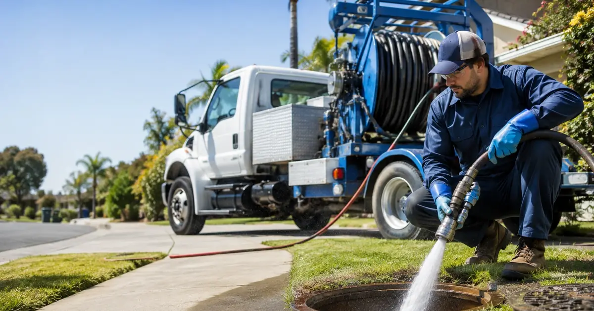 Hydro jet sewer cleaning South Gate