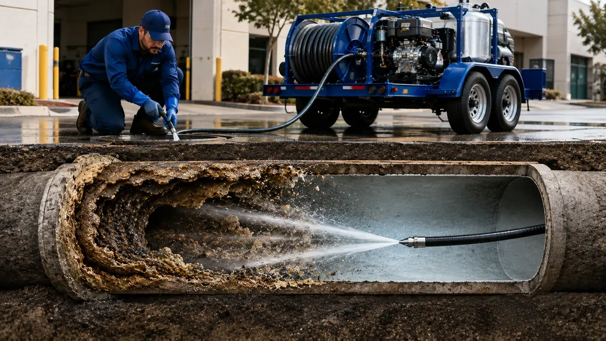 Sewer Pipe Descaling in South Gate